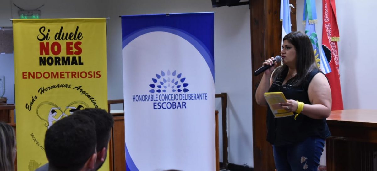 Encuentro en el HCD de Escobar a los fines de concientizar y visibilizar la endometriosis