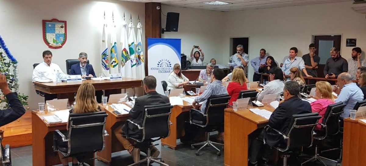 HCD Escobar: importantes proyectos fueron aprobados por unanimidad en una sesión extraordinaria