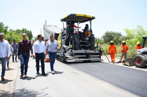 Ruta Provincial 25: el intendente Ariel Sujarchuk supervisó obras en el tramo que llega  al Paraná de las Palmas