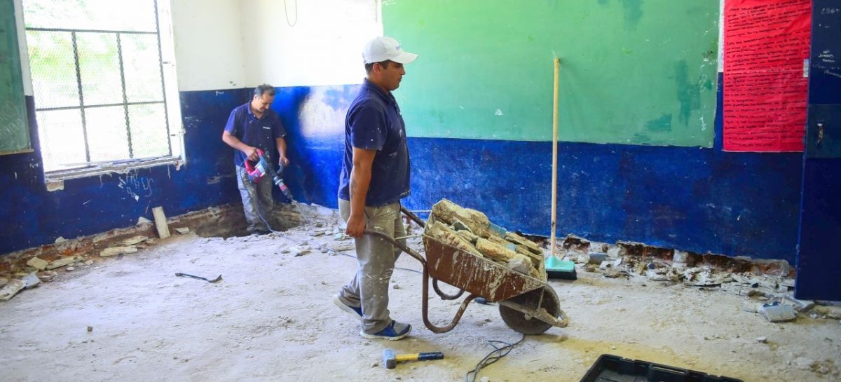 La Municipalidad de Escobar avanza con obras de infraestructura en 21 escuelas del distrito