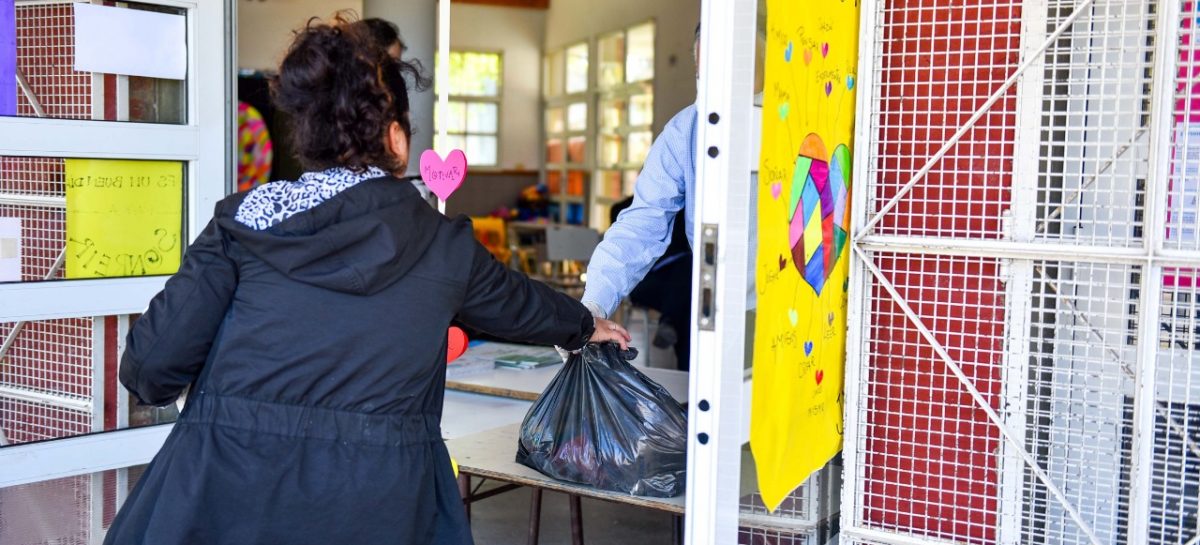 Se entregaron en escuelas más de 22.000 módulos de alimentos del Servicio Alimentario Escolar