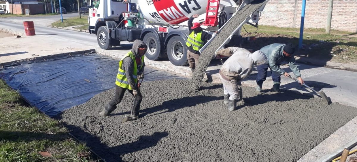 Siguen en ejecución las obras de bacheo en Garín y Maquinista Savio