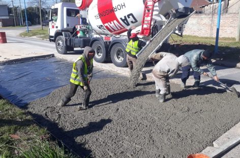 Siguen en ejecución las obras de bacheo en Garín y Maquinista Savio