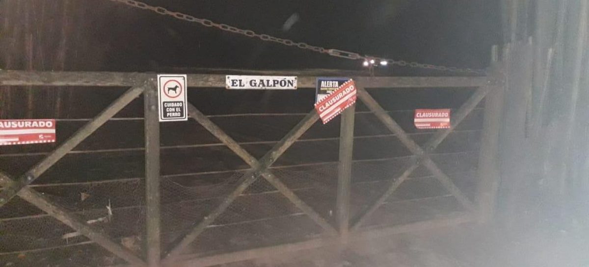 La Municipalidad de Escobar clausuró una fiesta clandestina en el barrio El Cazador de Belén