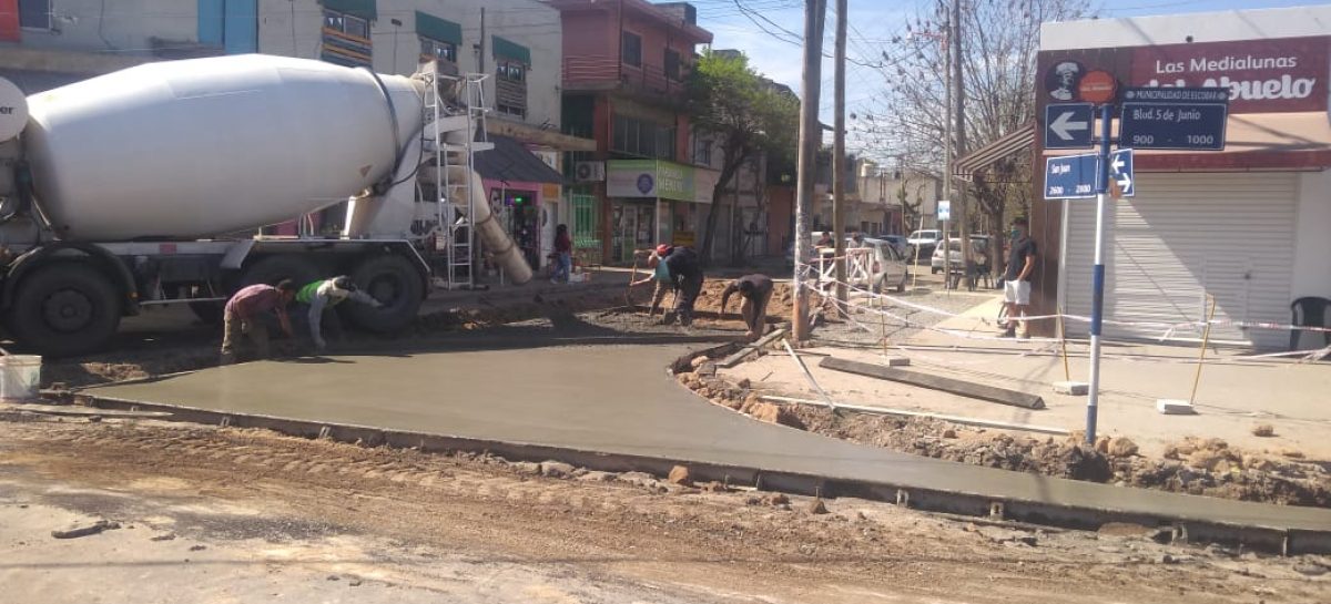 El municipio comenzó con la repavimentación del Boulevard 5 de Junio de Maquinista Savio