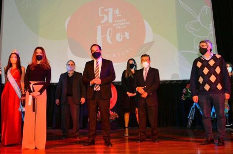 Quedó inaugurada la 57ª edición de la Fiesta Nacional de la Flor que este año se desarrollará de manera virtual