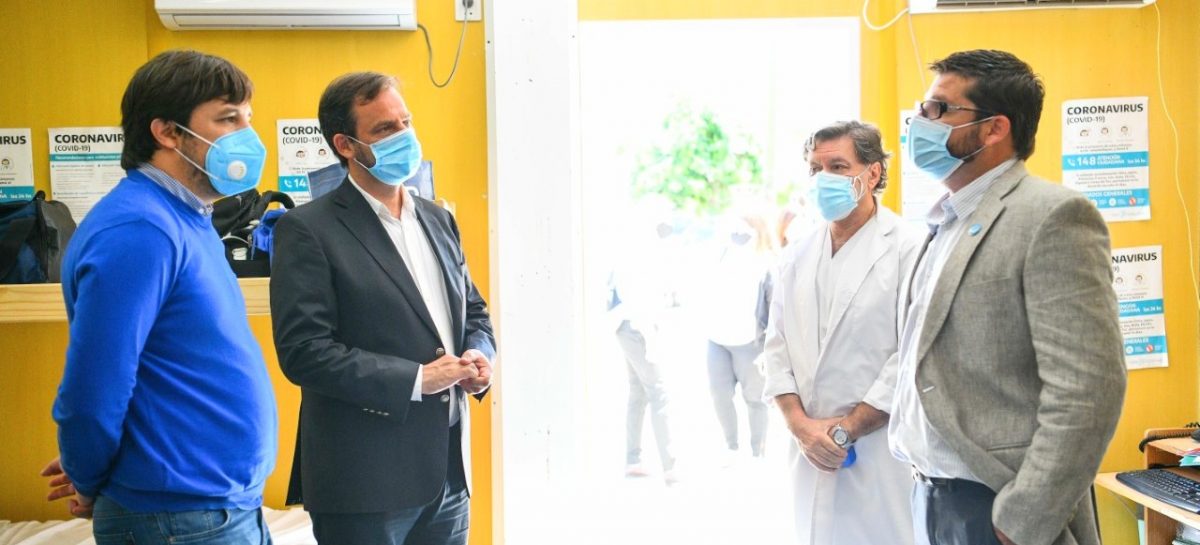 Sujarchuk y el viceministro Kreplak mantuvieron una reunión de trabajo y recorrieron el Hospital Provincial Erill