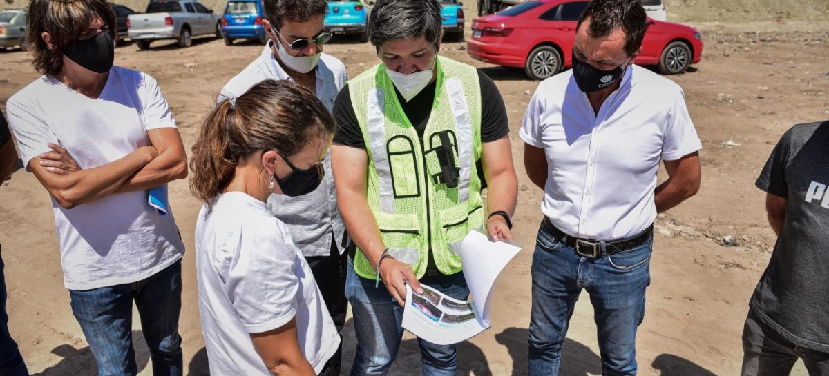 Verónica Sabena recorrió las obras del Polo Ambiental en Maquinista Savio y las futuras oficinas administrativas en Ingeniero Maschwitz