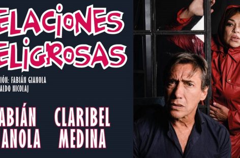 Teatro Seminari: 2X1 para “Relaciones Peligrosas”, una comedia protagonizada por Fabián Gianola y Claribel Medina