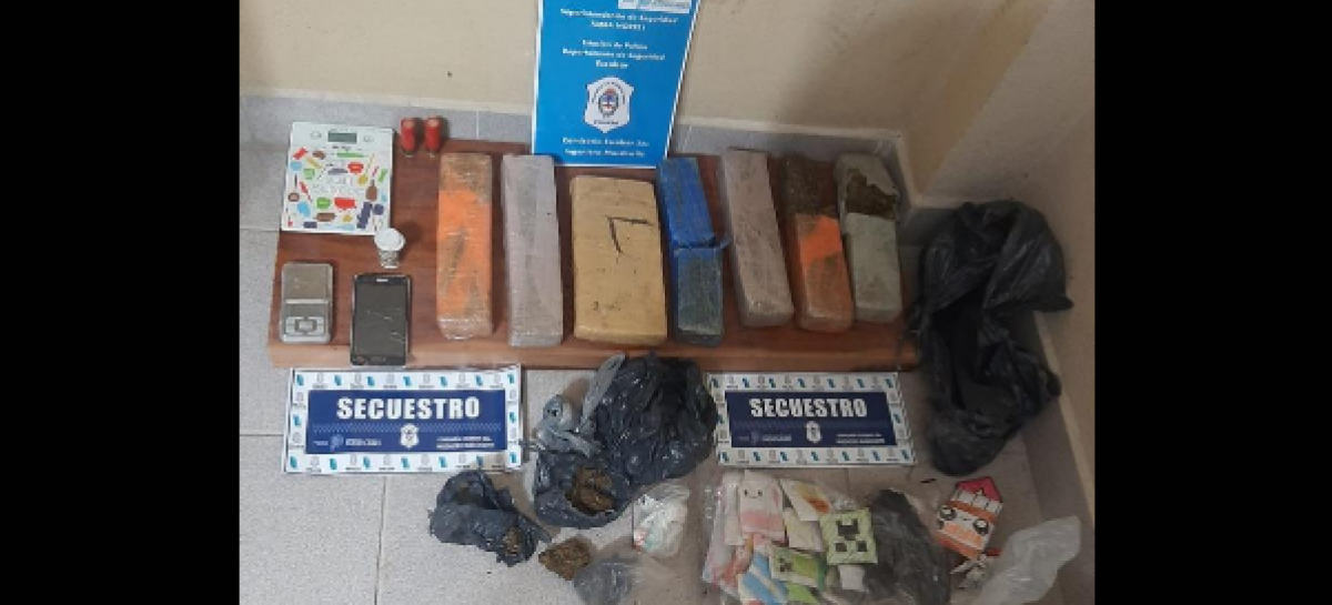 Golpe al narcomenudeo: incautan 8 kilos de marihuana en Ingeniero Maschwitz