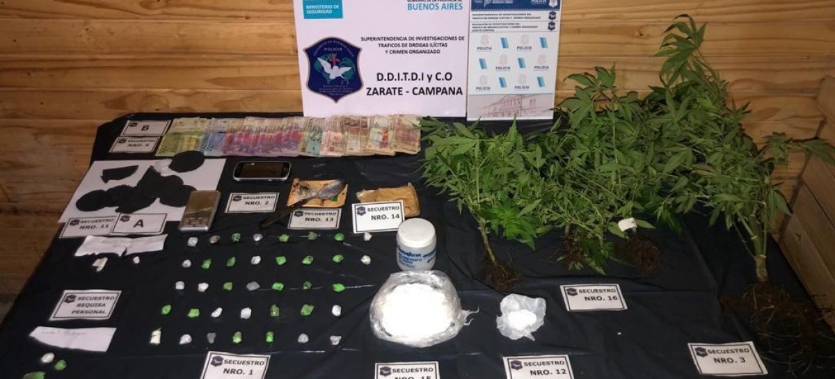 Durante enero y febrero se desbarataron seis organizaciones narcocriminales y se incautaron casi diez kilos de droga en el distrito