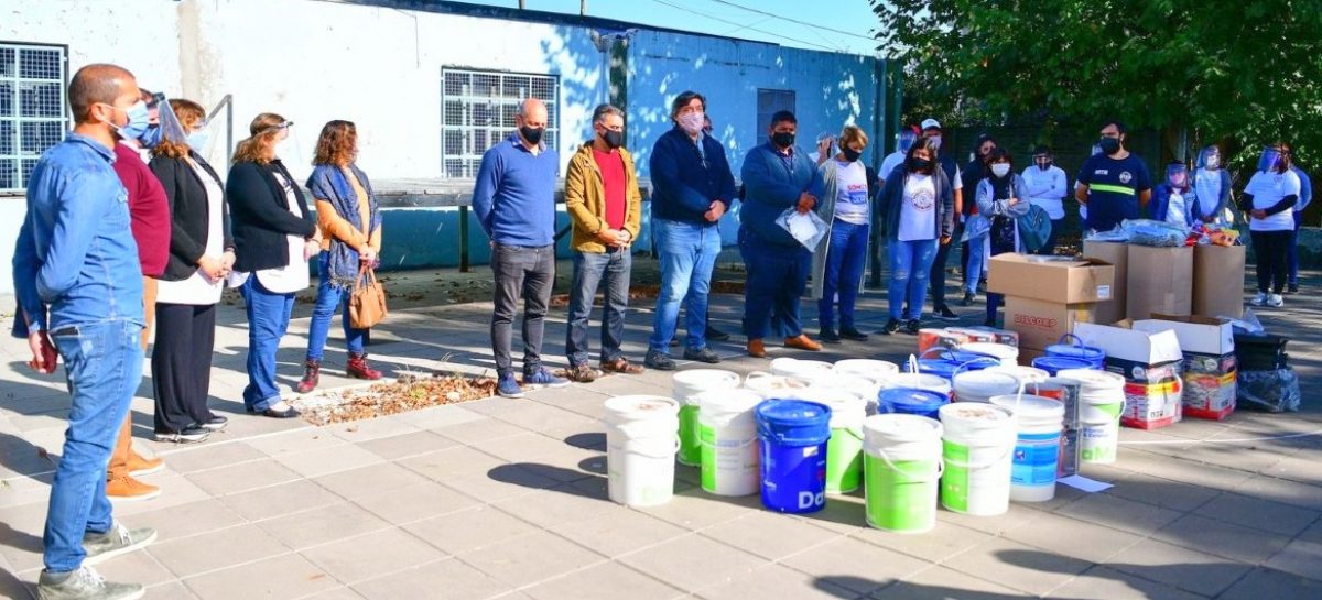 El municipio, junto al Estado nacional y provincial trabajan en conjunto para mejorar las escuelas públicas del distrito