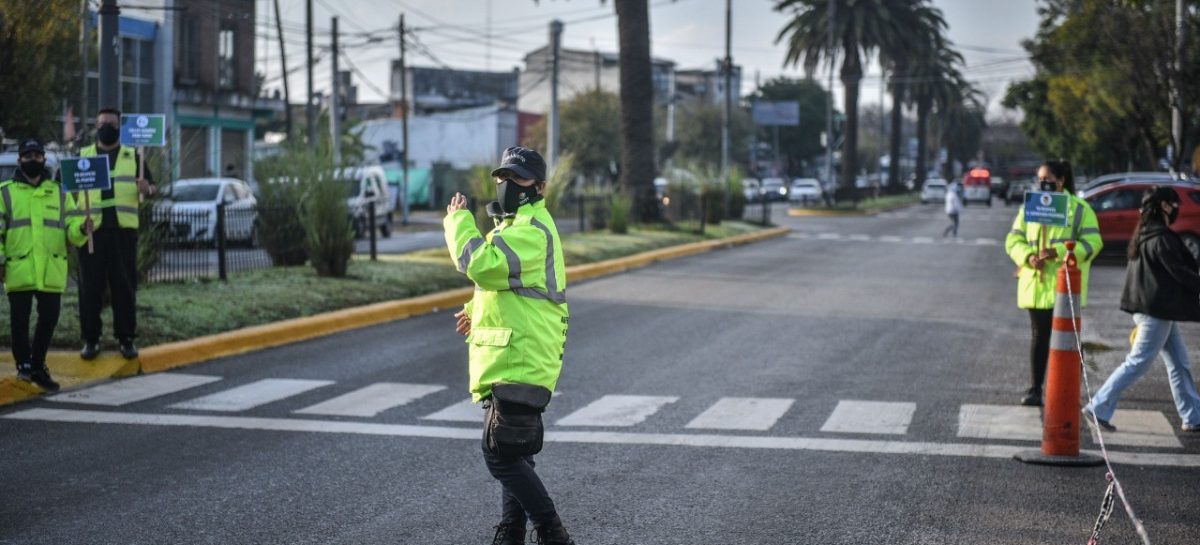 Seguridad Vial: se realizó una jornada de concientización en distintos puntos del distrito