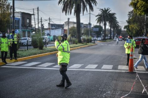 Seguridad Vial: se realizó una jornada de concientización en distintos puntos del distrito