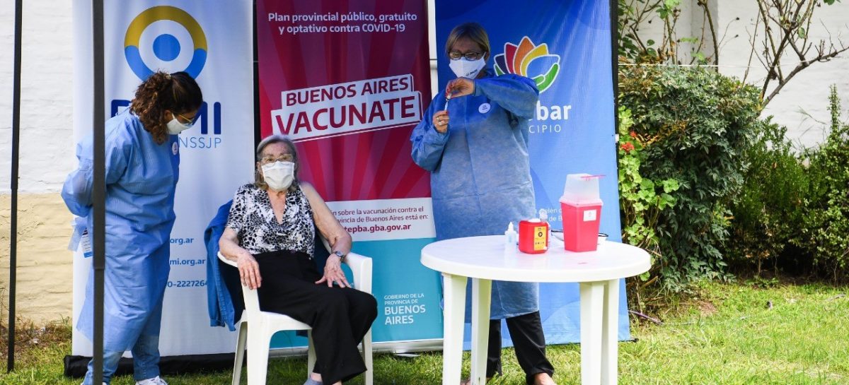 Se completaron las dos dosis de vacunas contra el Covid-19 en las residencias de larga estadía, geriatría, discapacidad y salud mental