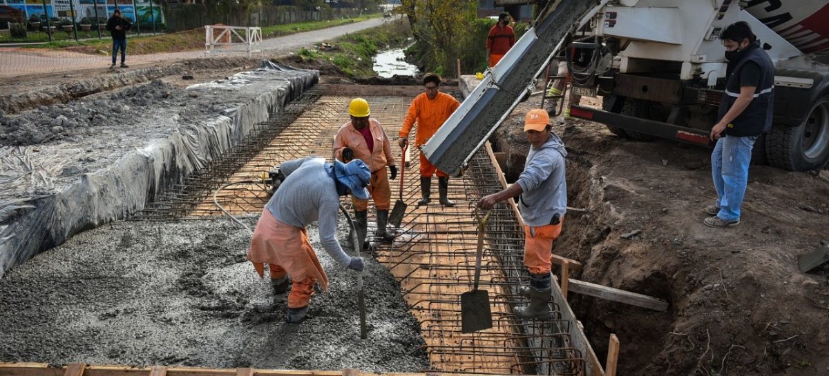 Continúan llevándose a cabo obras de infraestructura urbana en las seis localidades del distrito