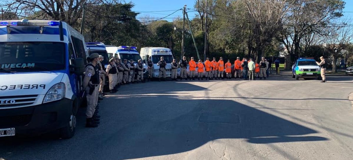 Importante operativo de seguridad en Garín