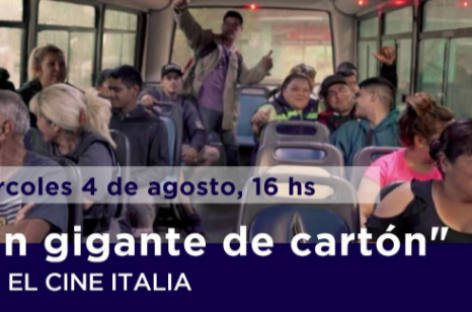 El documental “Un Gigante de Carton” se proyectará en el Cine Italia