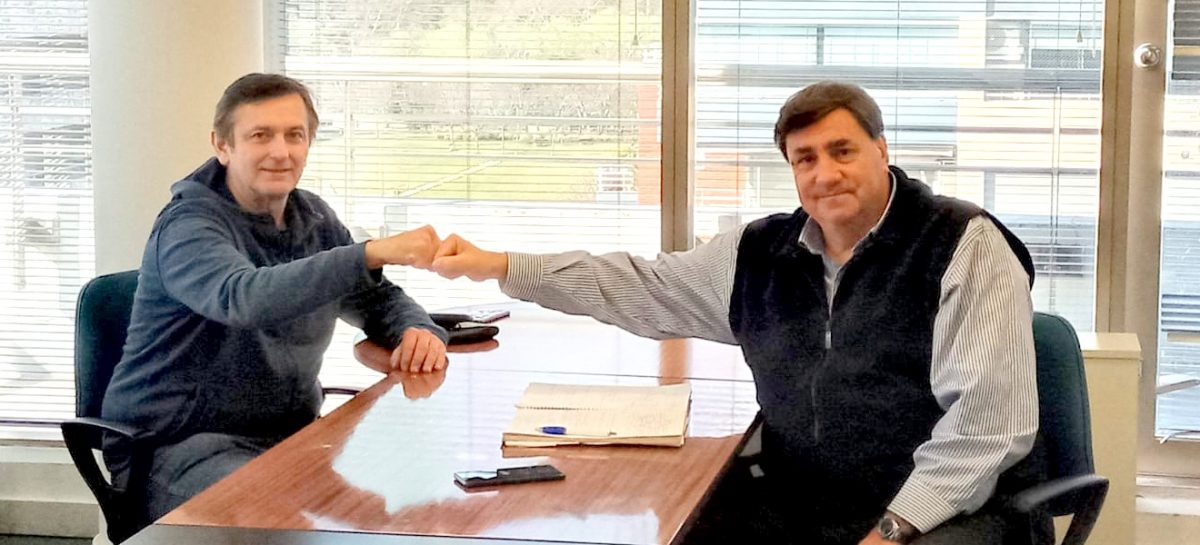 Vamos con Vos: Ricardo Choffi se reunió con el precandidato a Senador Roberto Terrille
