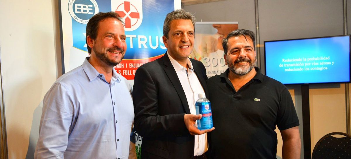 Sujarchuk y Massa participaron de una reunión de trabajo junto a industriales de la región durante la segunda jornada de Expo Escobar
