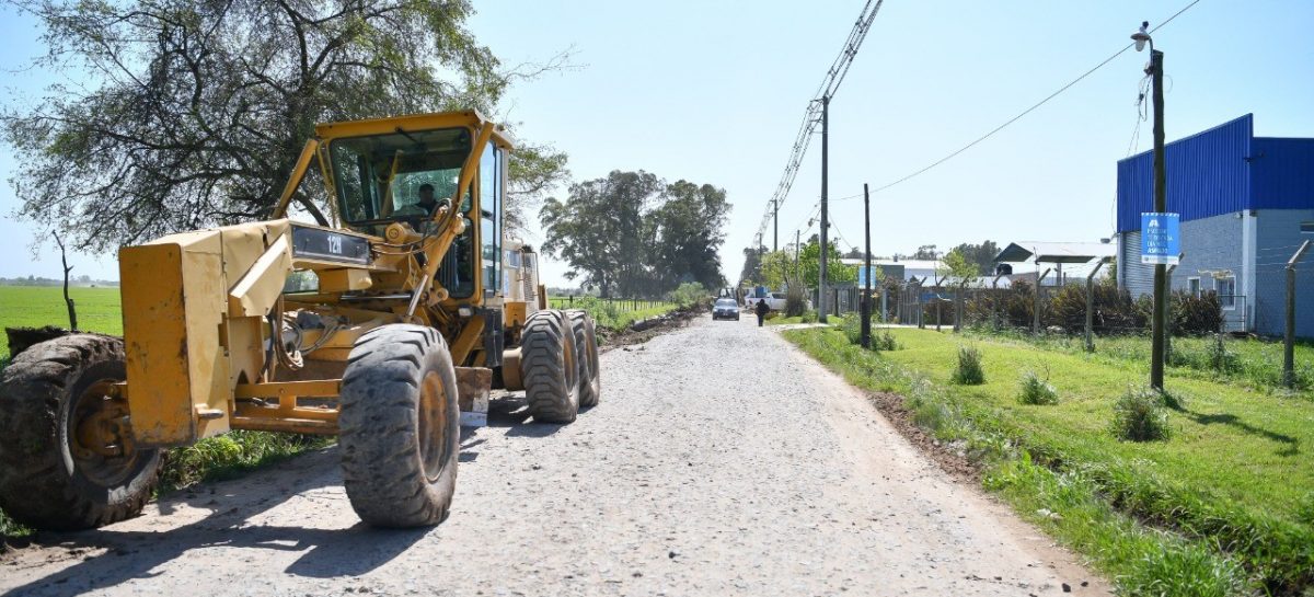 Comenzó la obra de asfalto de la calle Caballito Blanco, otra vía alternativa para ir de Matheu a Escobar