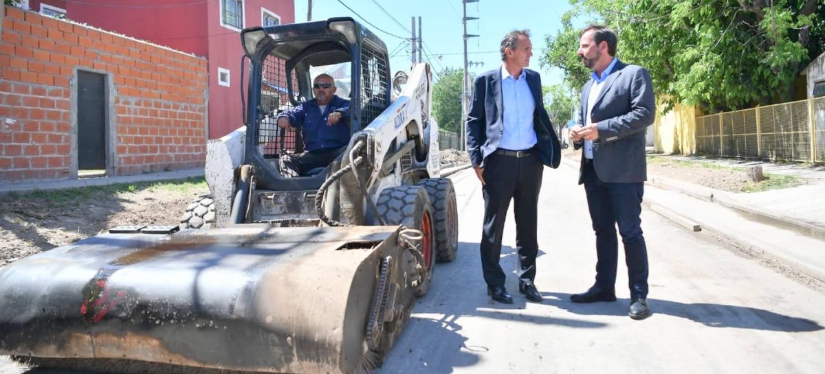 Katopodis estuvo en Escobar y recorrió distintas obras de infraestructura