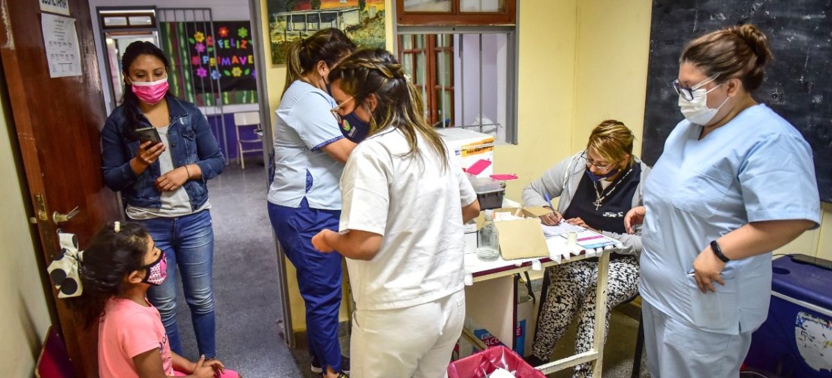 La Municipalidad de Escobar comenzó el operativo de vacunación pediátrica contra el Covid-19 en escuelas primarias del distrito