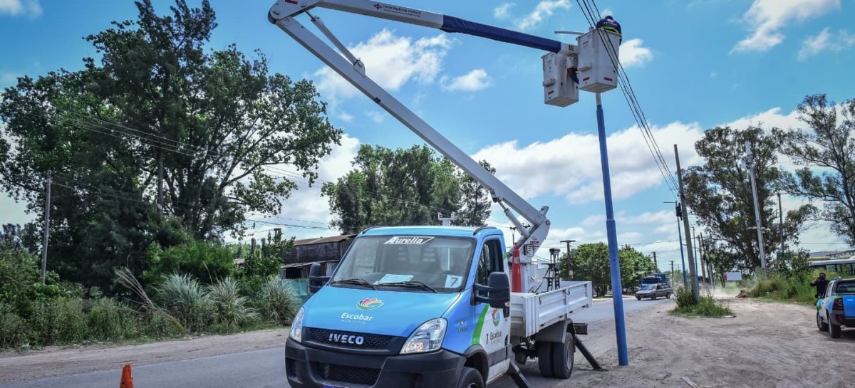 El Municipio de Escobar instalará luminarias en un tramo de la Ruta 26 en Ingeniero Maschwitz