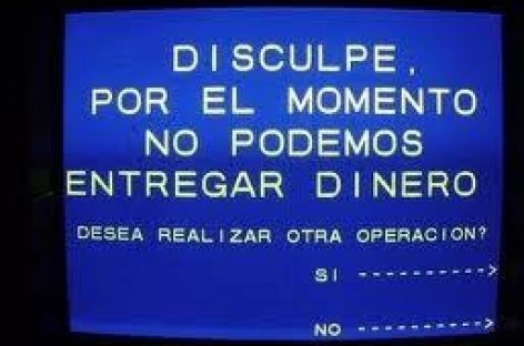 Matheu se quedó sin plata: otra vez los cajeros automáticos vacíos
