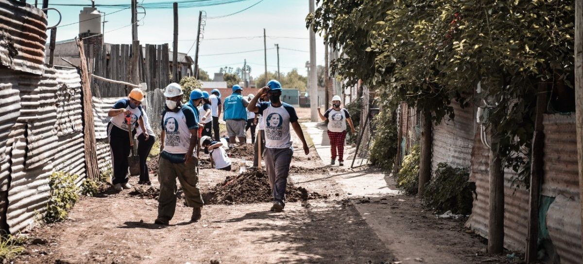 Beto Ramil y Emilio Pérsico recorrieron obras de agua potable y cloacas en Belén de Escobar