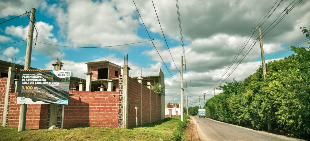 Beto Ramil recorrió obras en Belén de Escobar, Ing. Maschwitz y Garín