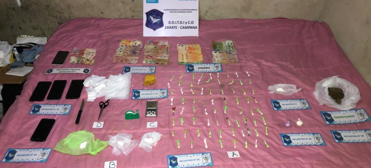 Desbaratan una banda narco criminal y secuestran una importante cantidad de drogas en la localidad de Garín