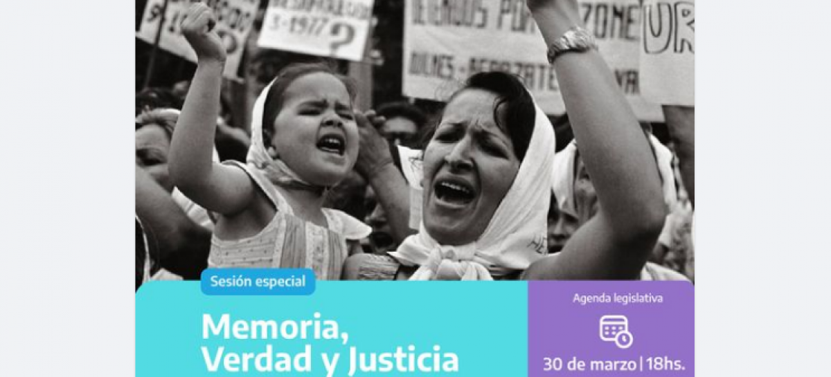 El HCD de Escobar realizará una sesión especial, “por la memoria, la verdad y la justicia”