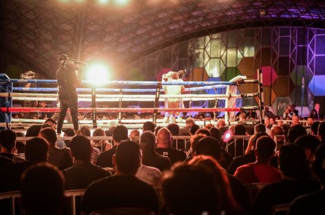 Más de 1000 espectadores disfrutaron el combate internacional de boxeo en el Predio Floral de Belén de Escobar