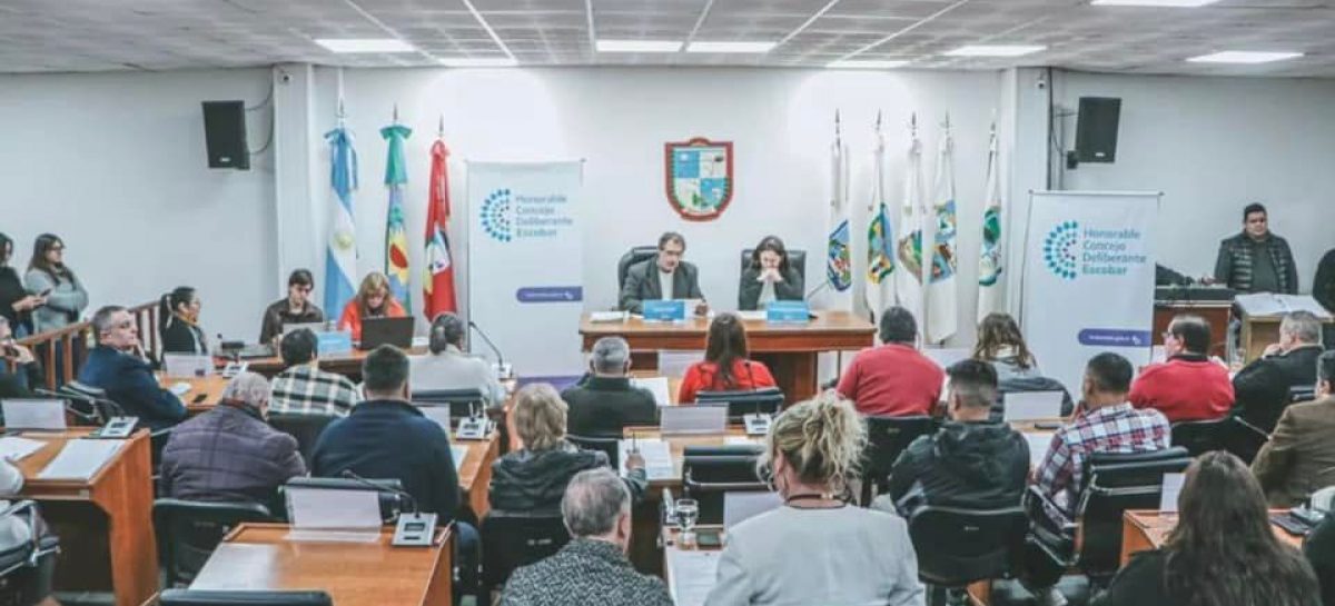 El bloque de Concejales Juntos Escobar no acompañó los expedientes tratados en la Asamblea de Mayores Contribuyentes