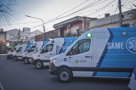 El municipio adquirió seis nuevas ambulancias para fortalecer el sistema de salud