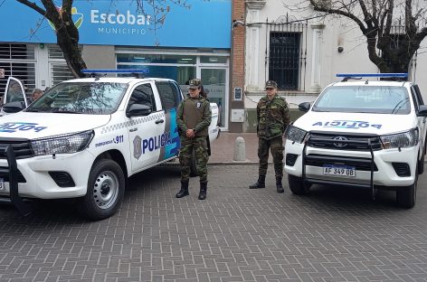 La Municipalidad de Escobar incorporó móviles para reforzar a la Policía Rural