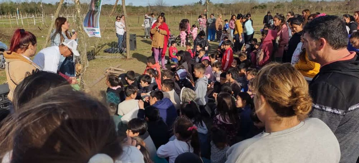 Mes de la niñez: la concejala Avejera de Juntos realizó una celebración con las familias en el Barrio El Matadero
