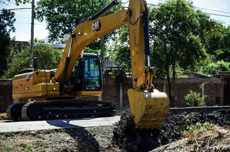 Garín: comenzó la obra de saneamiento integral de la Cuenca del Arroyo Bedoya