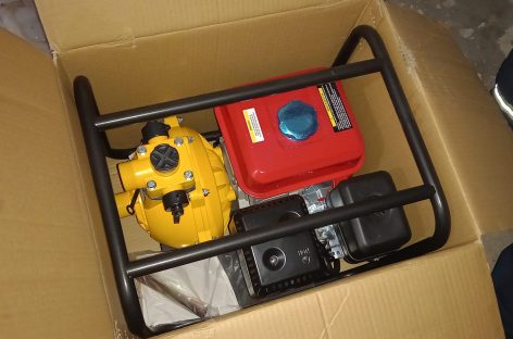 Otra buena para Bomberos de Matheu: el “tano” D’ Alloro donó una bomba de alta presión para controlar incendios