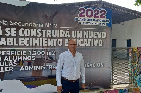Daniel Ciaccia: “En Loma Verde se construirá una nueva escuela, la secundaria nro. 12”