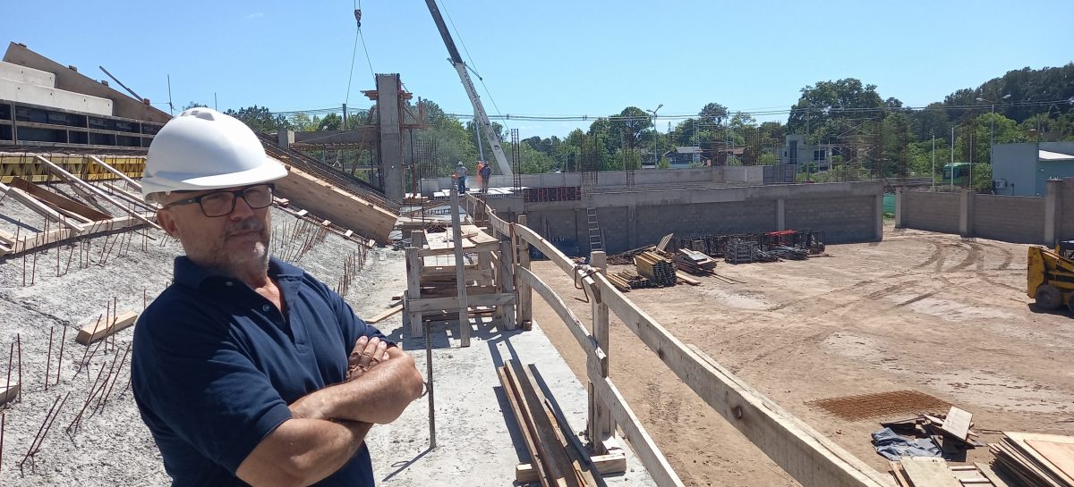 Arquitecto Pecchiai: “La obra del microestadio de Matheu está avanzada en un 70 por ciento”