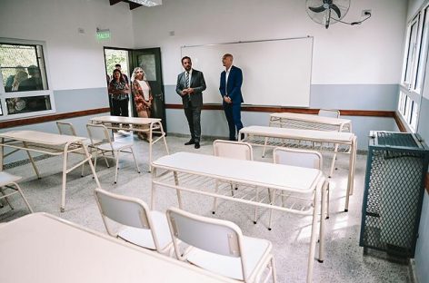 Escuela nro. 3 de Loma Verde: inauguraron tres aulas para sumar más de 150 vacantes