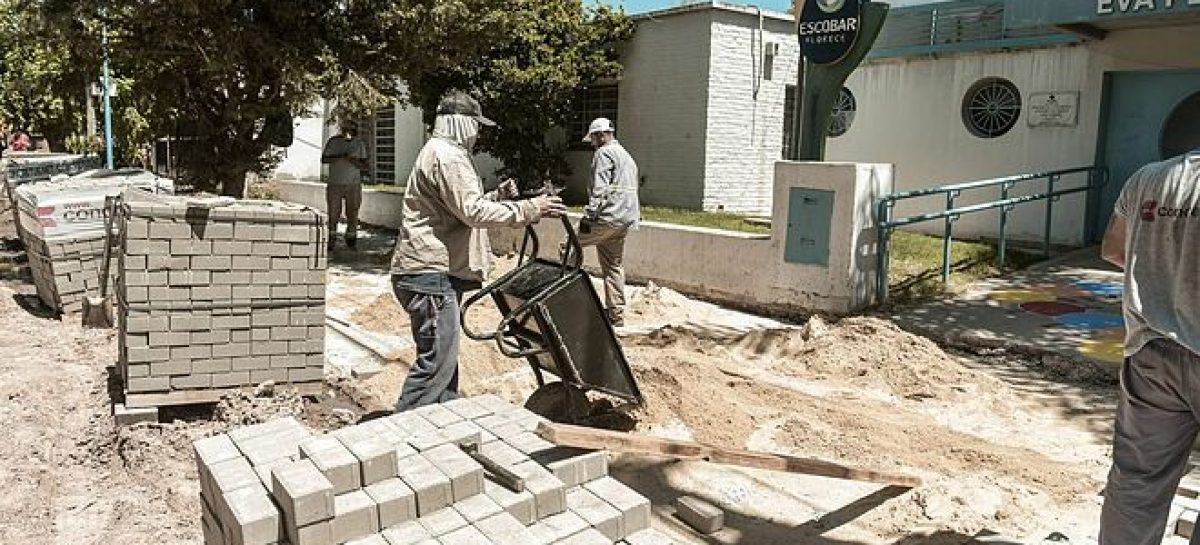 Maquinista Savio: avanza la puesta en valor de la calle El Jilguero de Maquinista Savio