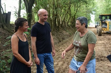 Belén de Escobar: avanza la pavimentación de la calle Islandia