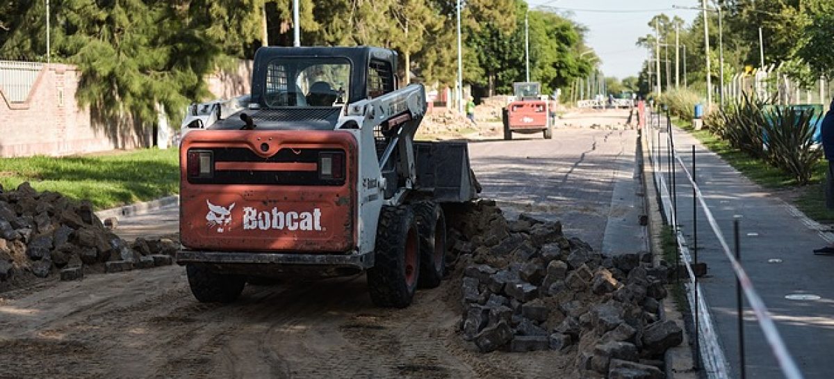 Belén de Escobar: comenzó la repavimentación y puesta en valor de la calle Sarmiento