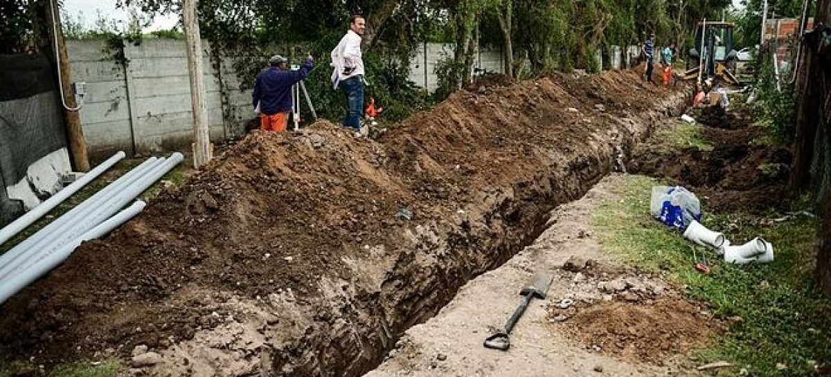 Avanzan las obras de integración socio urbana del barrio Villa Alegre de Belén de Escobar