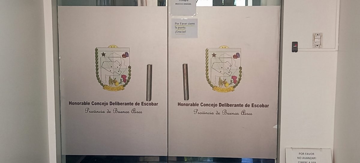HCD Escobar: este viernes se realizará la primera Sesión Ordinaria del período 2023