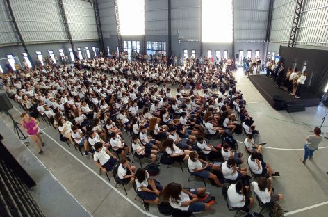 Colegio Ramón Cereijo: se inició el ciclo lectivo y quedaron inaugurados los paneles solares del establecimiento