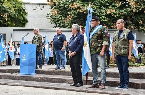 Escobar: en la Plaza de los Combatientes se rindió homenaje a los Caídos y Veteranos de Malvinas